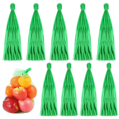 Windyun 1000 Pcs 20 Inch Mesh Bags for Vegetables Mesh Produce Bags Reusable Nylon Netting Bulk, Fits Storage Egg Vegetable Seafood Fruits Grocery (Green)