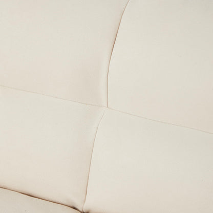 ERYE 75-Inch Upholstered Futon Sofabed for Bedroom Living Room, Modern Linen Tufted Convertible Futon Loveseat Sleeper Sofa Bed with Adjustable Backrest and Pillows