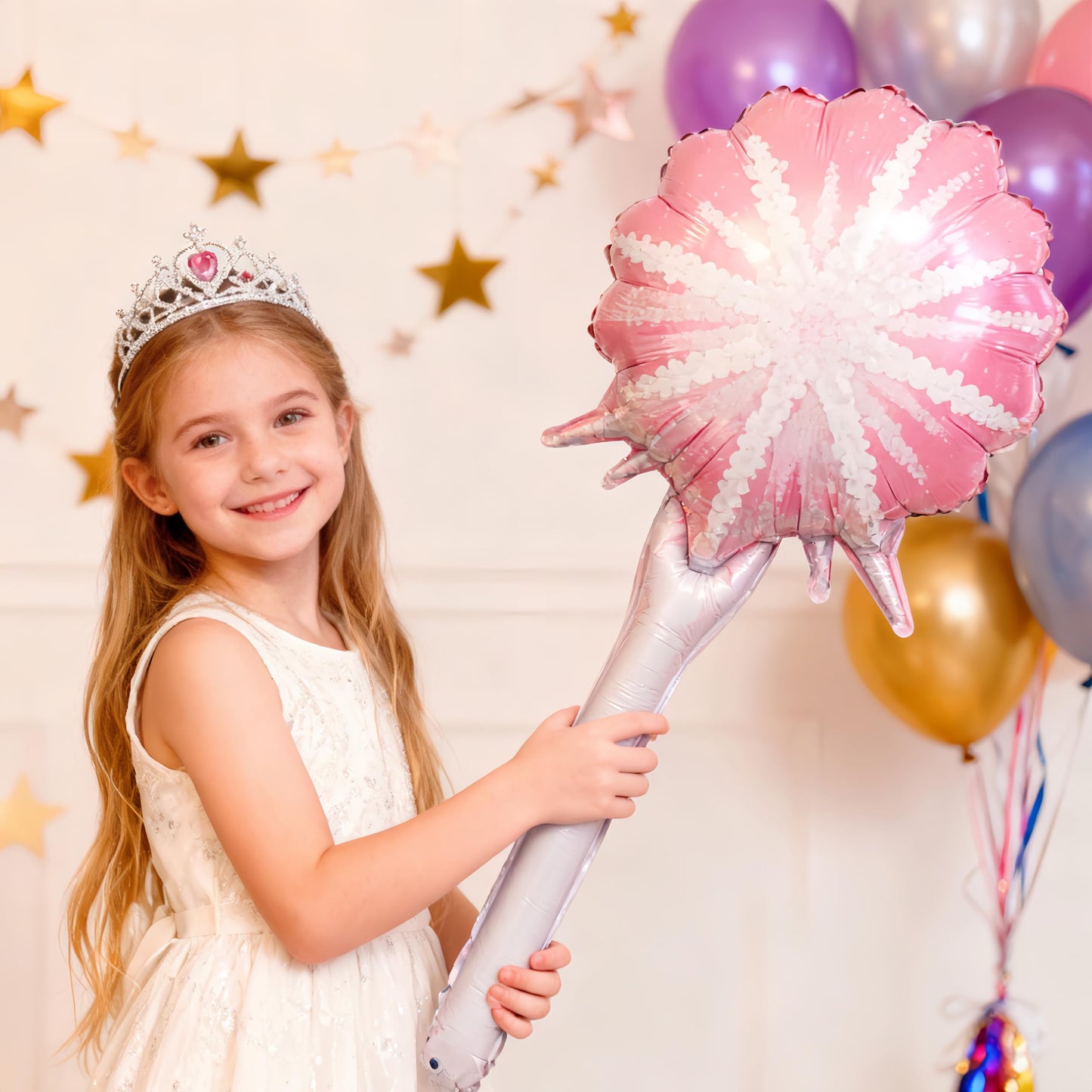 10Pcs Witch Party Party Balloons/Green Pink Bow Crown Sparklers Wizard Hat Broom Foil Balloons/Wick*ed Birthday Party Supplies/Magic Wizard Birthday, Enchanted Fantasy Magical Celebration