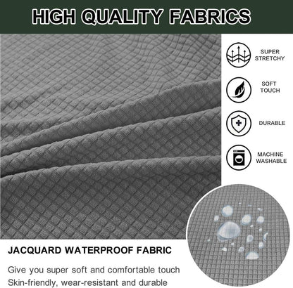 HYGPP Washable(C,20x20IN) Round Ottoman Slipcover Cover Outdoor Small/Large Footstool Protector Covers Stool Ottoman