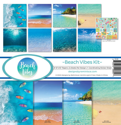 Reminisce Beach Vibes Scrapbook Collection Kit
