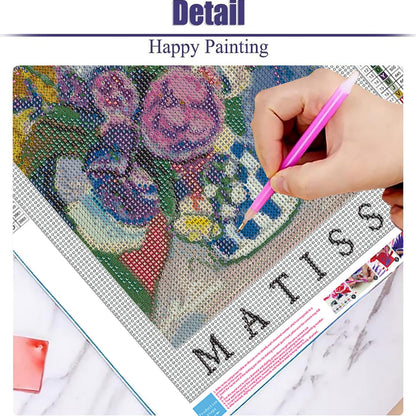 KICHANG 9 Pack Diamond Art Kits for Adults Beginner, DIY Modern Diamond Painting 5D Round Full Drill Diamond Dots Gem Art Crafts with Tools,Funny Crafts for Home Wall Decor&Gift-12x16in