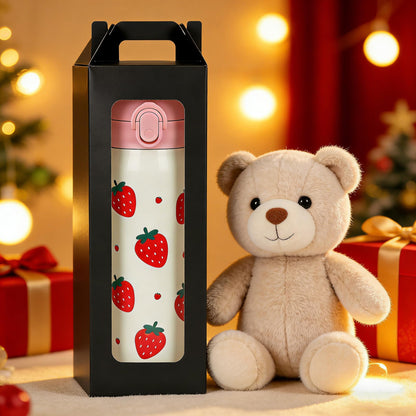 20Pcs Tumbler Gift Box with Handle for 18oz 20oz 30oz Sublimation Glass,Cup boxes for packaging 16oz, Drinking Cup Glasses Mug Can Blanks Tumbler Packaging Boxes with window for gifts(Black)
