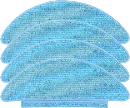 4 Pack Replacement Vacuum Mop Cloth Pads for Lubluelu SL60D SG60 SL61 Robotic Vacuum Cleaner