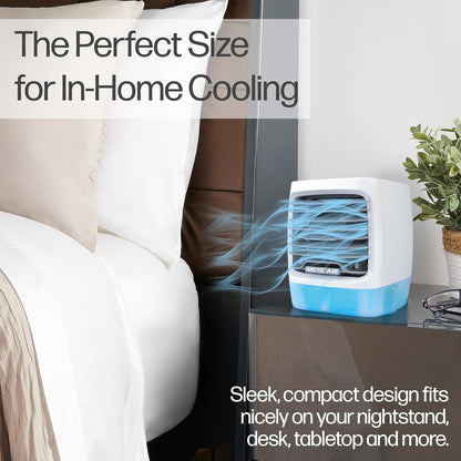 Arctic Air Chill Zone Evaporative Cooler, Portable Fan with Hydro-Chill Technology, 4 Adjustable Speeds for Home &