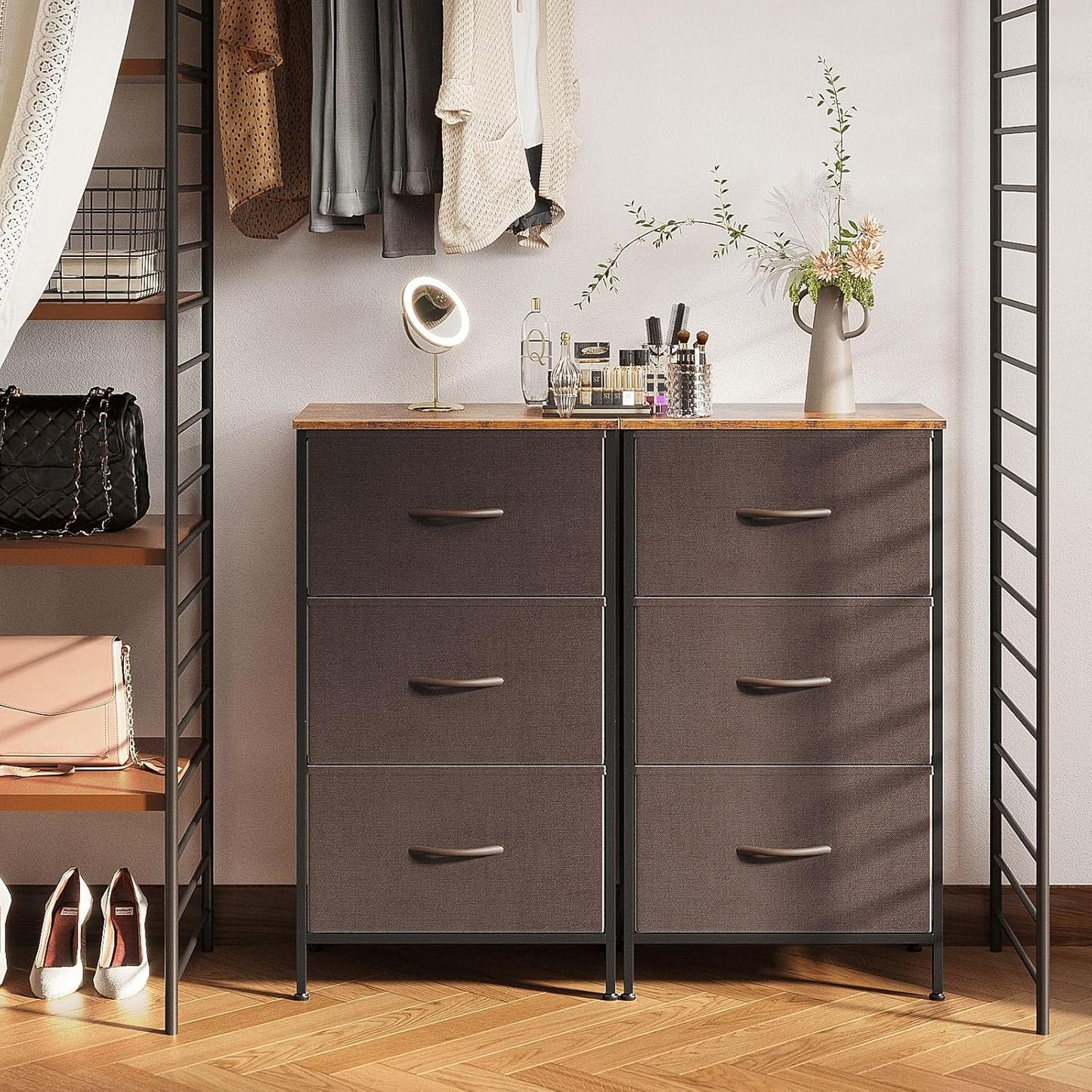 Closet 3 AODK Dresser for Bedroom Nightstand Small Dressers Chest of Drawers End Table for Living Room, Dresser