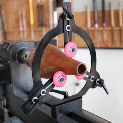 BMWOOD Woodturning Steady Rest MC-FS7 for 12inch,14inch and 16inch Swing Size Lathe for Spindle Woodturning.