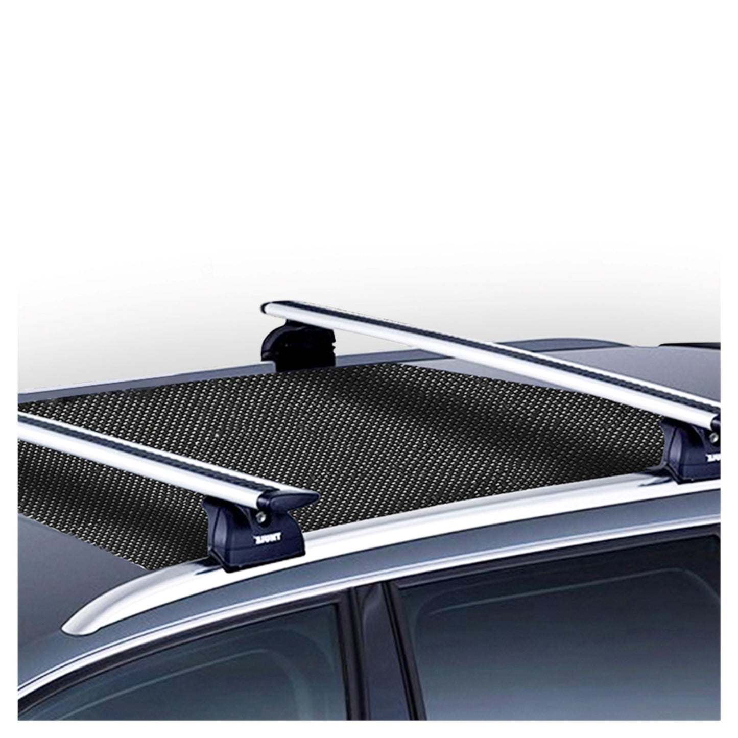 Mockins 39" X 36" Car Anti Slip Mat for Car Roof Cargo Carrier | Anti Slip Car Topper Mat with Grip | Customizable for All Roofbag Car Top Carrier |Rooftop Protective Mat for Your Car, SUV or Truck