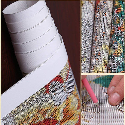 fufibwoesan DIY 5D Diamond Painting Number Set Baby 12X16 Inch,Full Round Drill Diamond Artist Wall Decoration Adult Art kit Handcraft Living Room Bedroom Decoration Painting
