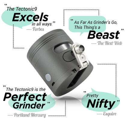 MANUAL Grinder AUTOMATIC Dispenser Large 2.5" Aluminum Alloy, for HOME & KITCHEN ONLY (Midnight)…