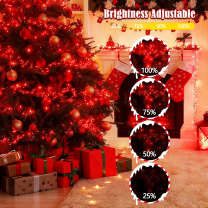 2026 88ft 240LED 12Modes, 7Voice Commands New Voice Control Smart Valentine String Lights Outdoor/Indoor | String