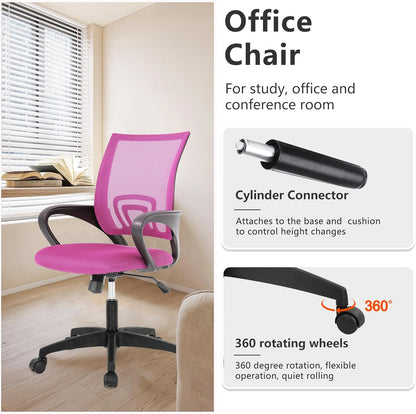 PayLessHere 360 Home Office Chair Desk Computer Chair Adjustable Ergonomic Chair Lumbar Support Armrest Executive