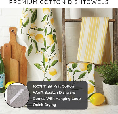 DII Spooky Kitchen Towel Collection - Halloween Décor Printed Dishtowel Set, 18x28, Bats & Ghosts