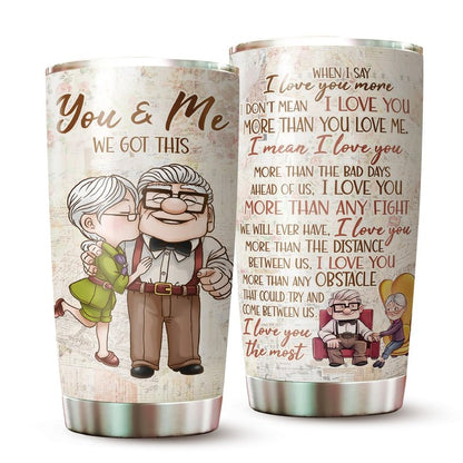 MARSANA Gifts for Her - Valentine Couple Cup - 20 Oz Tumbler