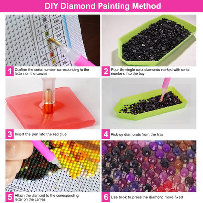 ZHUMUTO Large 5D Diamond Art Painting Kits for Adults,15.7x27.5inch Landscape Moon Flowers B DIY Full Round Drill Diamond Dots Large Size,Big Gem Art and Crafts for Home Wall Decor Gifts