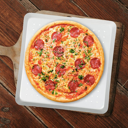 Luxshiny Mini Pizza Pan, 9 Inch Pizza Bakeware with Holes for Home Baking