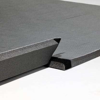 Dollamur 10'x10'x1.25" Jiu-Jitsu Mat, Charcoal Gray, Tatami, FLEXI-Connect®