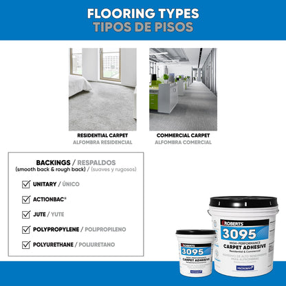 ROBERTS 3095-1 1 Gallon Carpet Adhesive