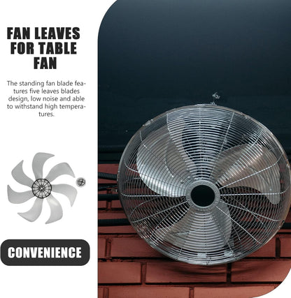 LIFKOME 7 Leaves Fan Blades, 13.4 Inch Electric Table Pedestal Fan Blades Accessories 340mm