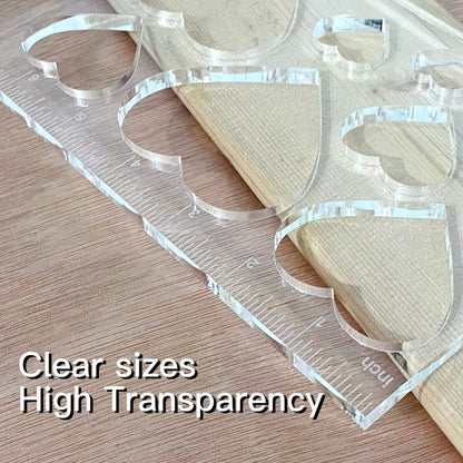 9 in 1 Router Templates for Woodworking Router Jig Template Heart Inlay Templates Decorative Templates