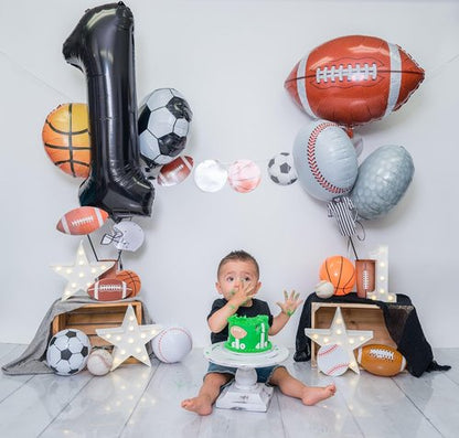 Black Number 0 Balloon - 40 Inch Birthday Decoration for Milestone Celebrations