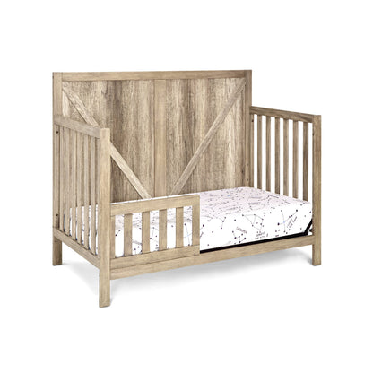 Suite Bebe Barnside 4-in-1 Convertible Baby Crib in Vintage Chestnut