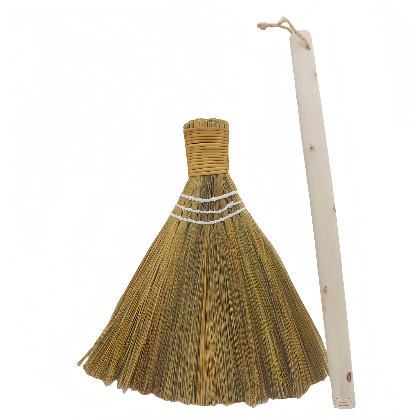 Brooms for Wedding Jumping Ceremony, Halloween Witch Broom, Detachable Broomstick Vietnamese Natural Whisk Broom