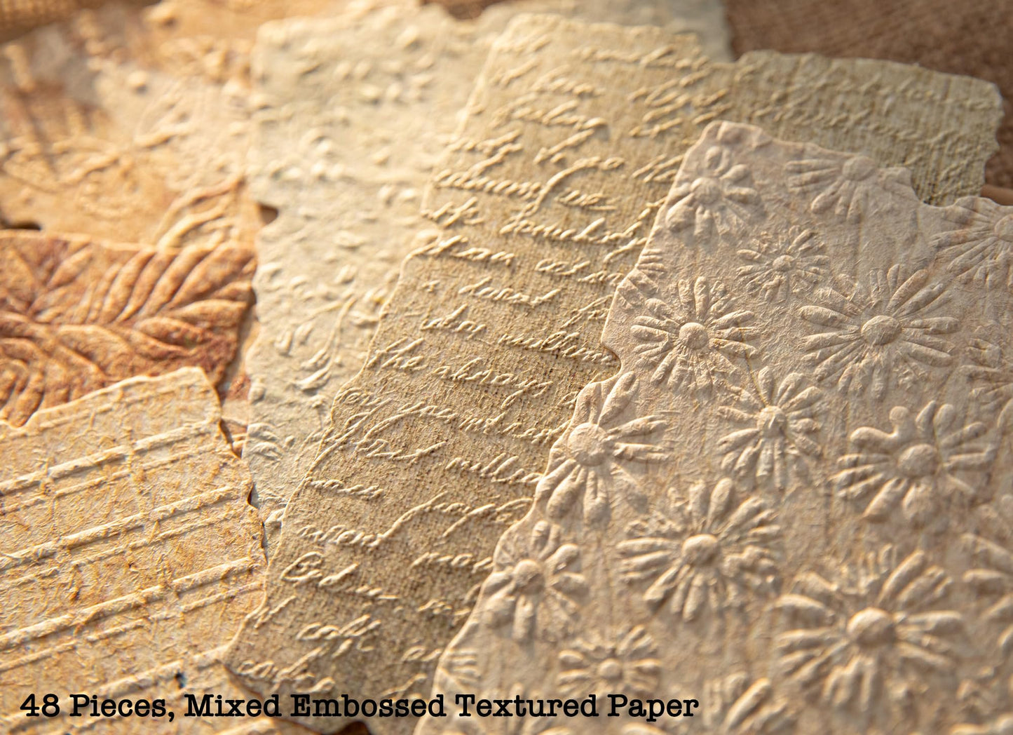 168 Sheets Scrapbook & Embossed Textured Paper Assorted Set - 6 Pack Mixed Special Papers for Scrapbooking Planner Bullet Junk Journal Supplies Collage Card Embellishment 2.4x3.2, 3.4x4.9 Inch