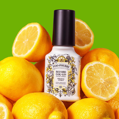 Poo-Pourri Pocket Toilet Spray - Beach Bum Scent | Travel Essential, 1 Fl Oz, TSA Approved, Up to 50 Uses