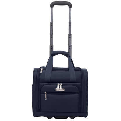 Travelers Club 14 Piece Riddock Luggage and Travel Accessories Set, Navy Blue