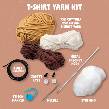 Bucilla, Complete Crochet Kit, Simone the S'More, 5"