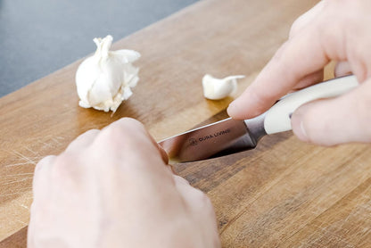 2-Piece Professional Kitchen Knife Set, Ultra Sharp High Carbon German Stainless Steel, Cream