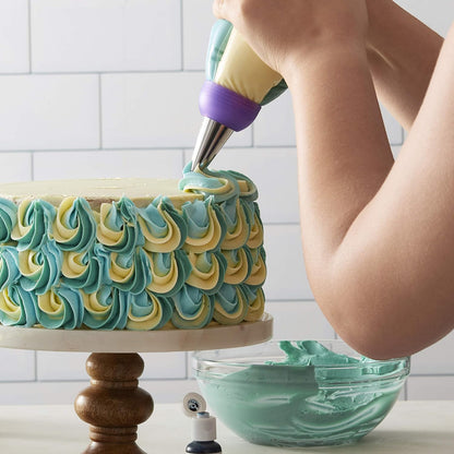 Wilton Color Swirl Icing Kit, 9-Piece Set with Plastic Coupler, Piping Bags and Tips