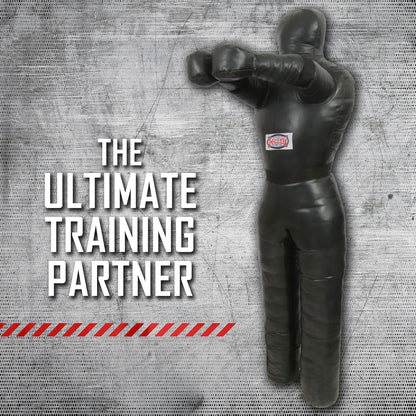 Combat Sports Legged Grappling Dummy – 35 to 140 lb Nylon Training Partner for MMA, Jiu-Jitsu, Wrestling, Takedowns, Throws, Submissions & Striking (New & Improved, 90 lbs)