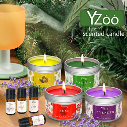 Complete Candle Making Kits for Adults Beginners, DIY Candle Making Supplies Include Soy Wax,Wax Melter,Scents,Dyes,Wicks,Wicks Sticker,Candle Tins & More-Full Candle Maker Set - Arts & Crafts Kits