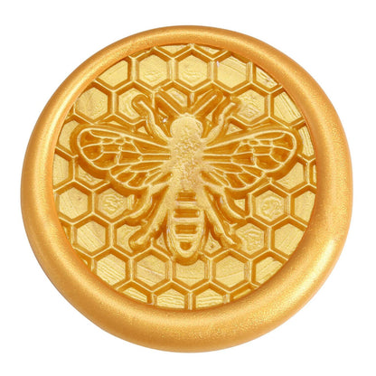 Yoption Bee & Honeycomb Wax Seal Stamp Kit with Sealing Wax Sticks