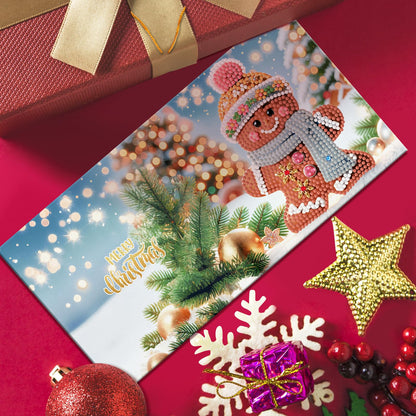 ycyingcheng Diamond Painting Greeting Cards, 5D Rhinestone Art Greeting Card for Hochday Festival Craft Gift Your Girlfriend Birthday Card Christmas Cards (DP078)