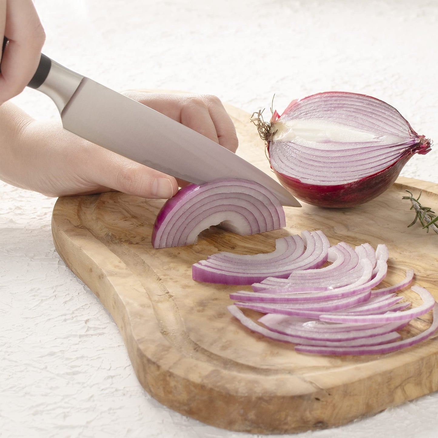 Victorinox Grand Maitre Forged Chef's Knife - Sharp Kitchen Knife for Cutting Herbs, Vegetables & Meat - Premium Kitchen Accessory - Wood Handle, 6"
