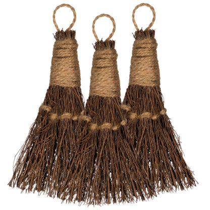 Cinnamon Broom - Cinnamon Scented 6in (3 Pack) Mini Broomsticks - Decorative Broom for Door Protection