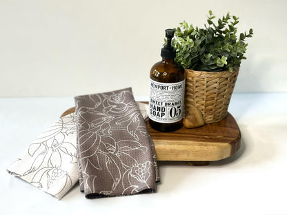 Trig Kitchen Towel. Tea Towel. Dish Cloth. Double Sided Design. Quick Dry Waffle Weave Microfiber. Highly Absorbent. Designer Prints. Modern. 2 Pack. Nora.