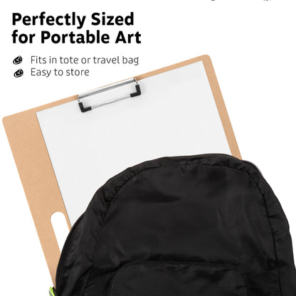 13" x 17" Artist Sketch Board with Handle - Portable Clipboard for Painting and Drawing, Art Supplies for Adults by TX Liteart
