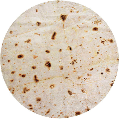 285 80 inches) CASOFU Burritos Tortilla Throw Blanket, White Elephant Gift for Adults Teens Kid Men Women, GSM Soft