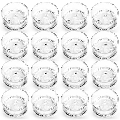 Tivcck 36 Pack Clear Glass Tealight Candle Holder,1 x 2 Inch Glass Votive Candle Holders,Clear Tea Lights Holder for Table Centerpiece,Wedding,Home Decor, and Party