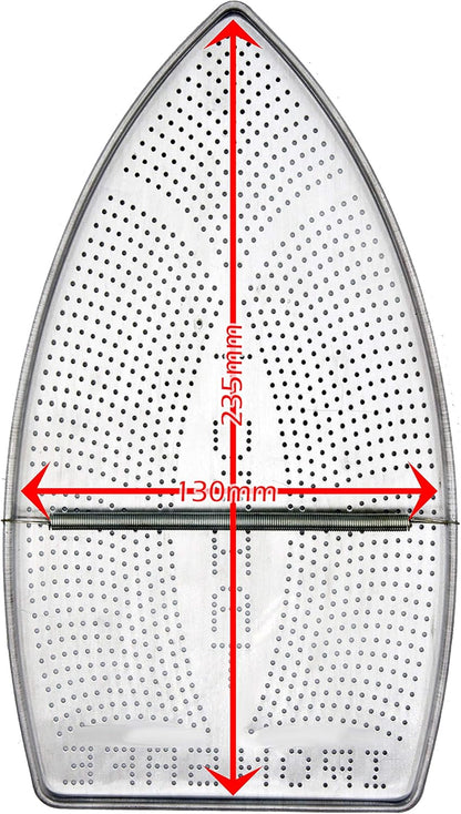 Iron-Safe Premium Iron Shoe with Top Hat Non-Stick Laminate Sole Plate