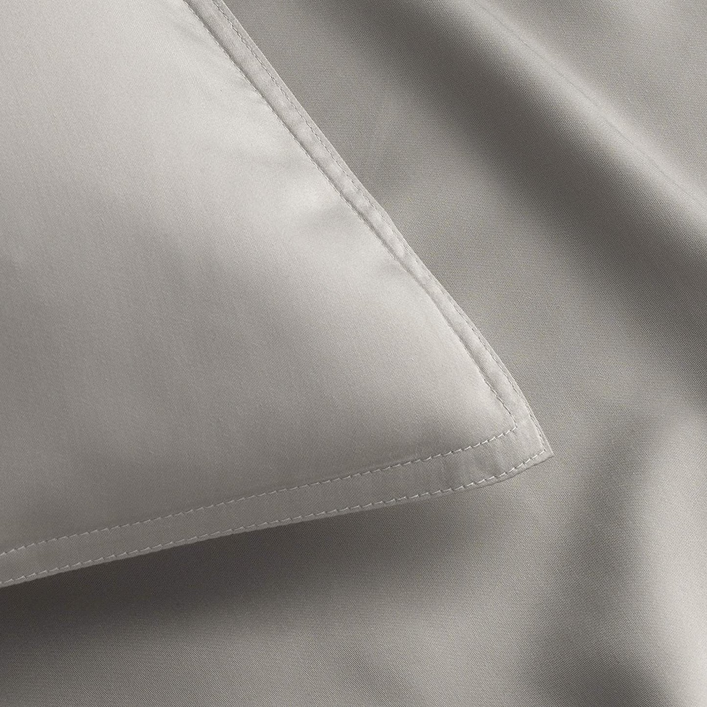 Pure Bamboo Twin Sheets - Luxuriously Soft 100% Organic Viscose Bed Sheet Set | Cooling Stripes, 2-Year Quality Promise