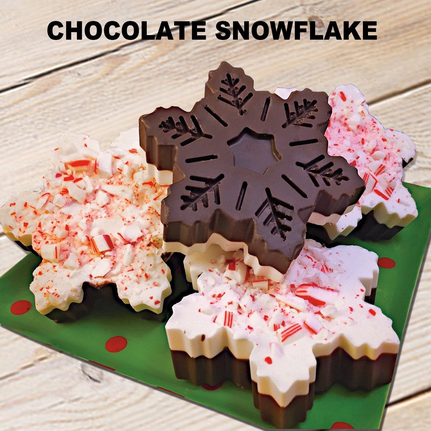 Silicone Snowflake Molds, FineGood 2 Pack Cake Pans Cookie Trays Handmade Soap Making Moulds, Also for Chocolate Pudding Jelly Muffin Cups Kitchen Baking Decoration, 6-Cavity - Blue, Purple