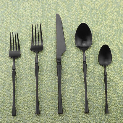 Gugrida Unique & Beautiful Flatware Set, 5 Piece Iridescent Silverware Sets, 18/10 Stainless Steel Reusable Cutlery Set