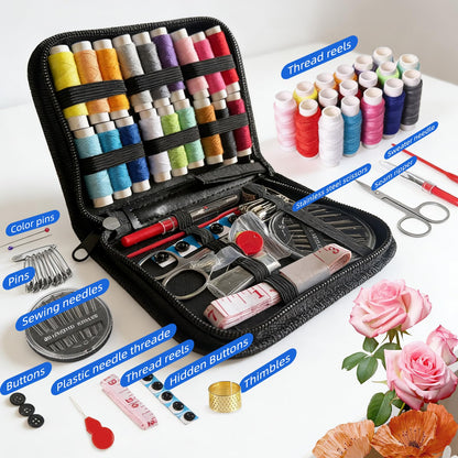 Nyrvexa 2026 New Embroidery Stitch Book Kit,Comes with a Complete Toolkit and Instructional Tutorial,Portable All Scenario Embroidery Stitch Book for Beginners and Enthusiast