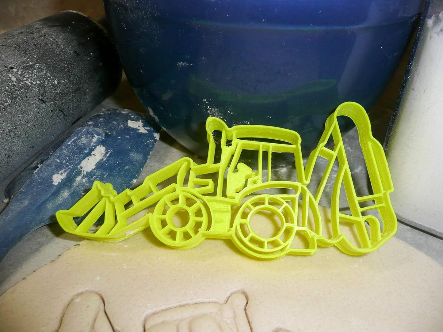 BACKHOE DIGGER Cookie Cutter - Excavating Construction Equipment Vehicle, Made in USA PR3231