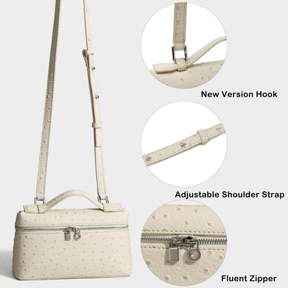 Rejolly Crossbody Bag for Women Small Pouch Top-Handle Leather Bag Designer Shoulder Handbag Quiet Luxury Trendy Purse